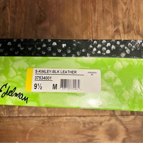 Sam Edelman Kinley Black Leather Stud Wedge Sandal Boots - Picture 6 of 6